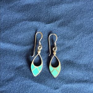 Turquoise Teardrop Earrings
